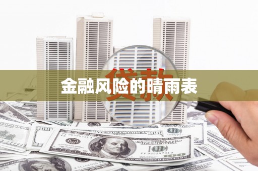 铜陵金融风险的晴雨表