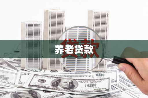 铜陵养老贷款