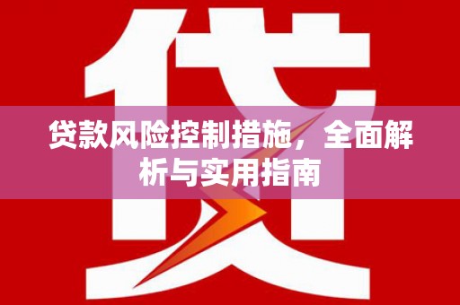 铜陵贷款风险控制措施，全面解析与实用指南