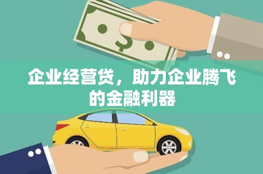 铜陵企业经营贷，助力企业腾飞的金融利器