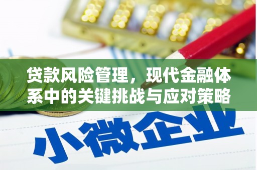 铜陵贷款风险管理，现代金融体系中的关键挑战与应对策略