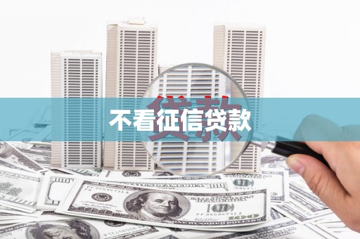 铜陵不看征信贷款