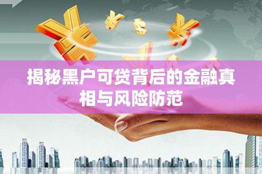 铜陵揭秘黑户可贷背后的金融真相与风险防范