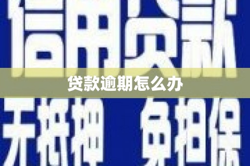铜陵贷款逾期怎么办