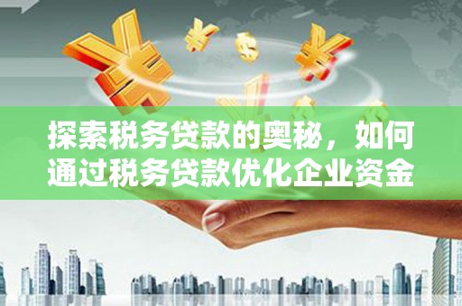 铜陵探索税务贷款的奥秘，如何通过税务贷款优化企业资金流