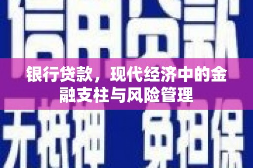 铜陵银行贷款，现代经济中的金融支柱与风险管理