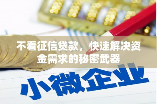 铜陵不看征信贷款，快速解决资金需求的秘密武器