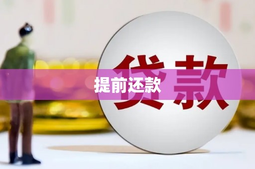 铜陵提前还款