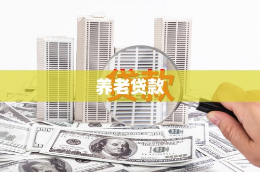 铜陵养老贷款
