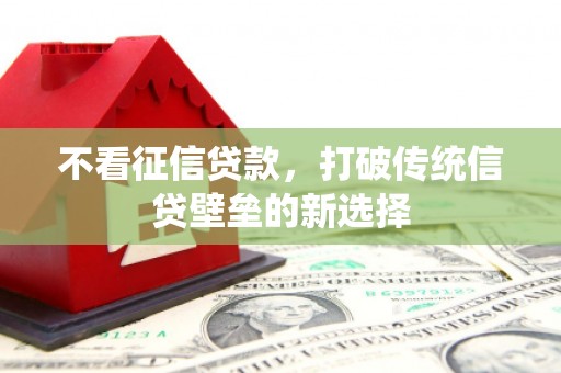 铜陵不看征信贷款，打破传统信贷壁垒的新选择
