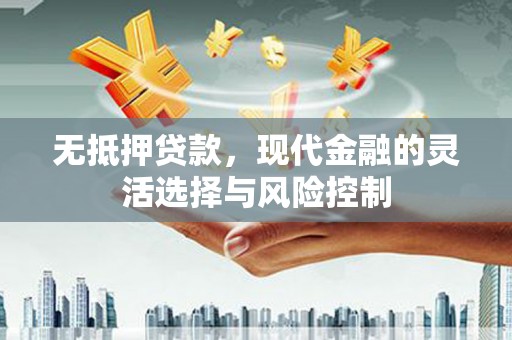 铜陵无抵押贷款，现代金融的灵活选择与风险控制