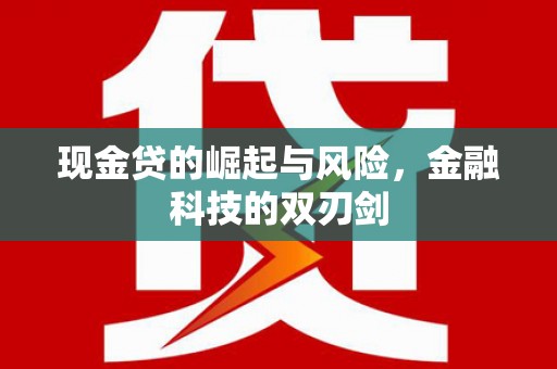 铜陵现金贷的崛起与风险，金融科技的双刃剑