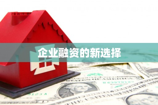 铜陵企业融资的新选择