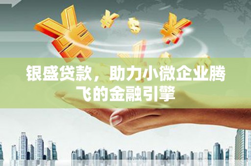 铜陵银盛贷款，助力小微企业腾飞的金融引擎