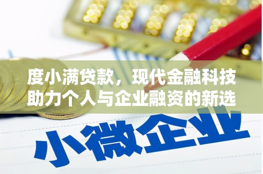 铜陵度小满贷款，现代金融科技助力个人与企业融资的新选择
