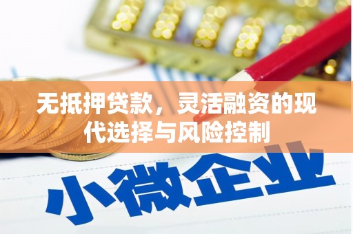 铜陵无抵押贷款，灵活融资的现代选择与风险控制