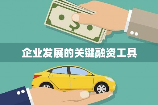 铜陵企业发展的关键融资工具
