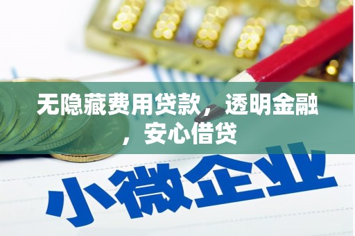 铜陵无隐藏费用贷款，透明金融，安心借贷
