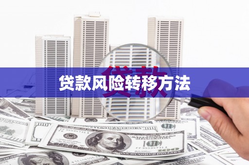 铜陵贷款风险转移方法