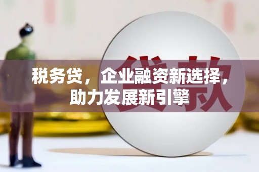 铜陵税务贷，企业融资新选择，助力发展新引擎