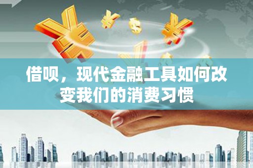 铜陵借呗，现代金融工具如何改变我们的消费习惯