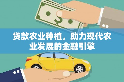 铜陵贷款农业种植，助力现代农业发展的金融引擎