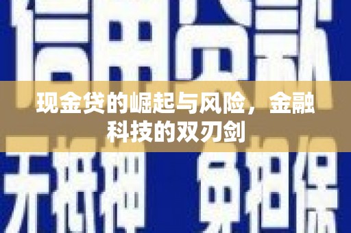 铜陵现金贷的崛起与风险，金融科技的双刃剑