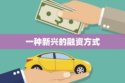 铜陵一种新兴的融资方式